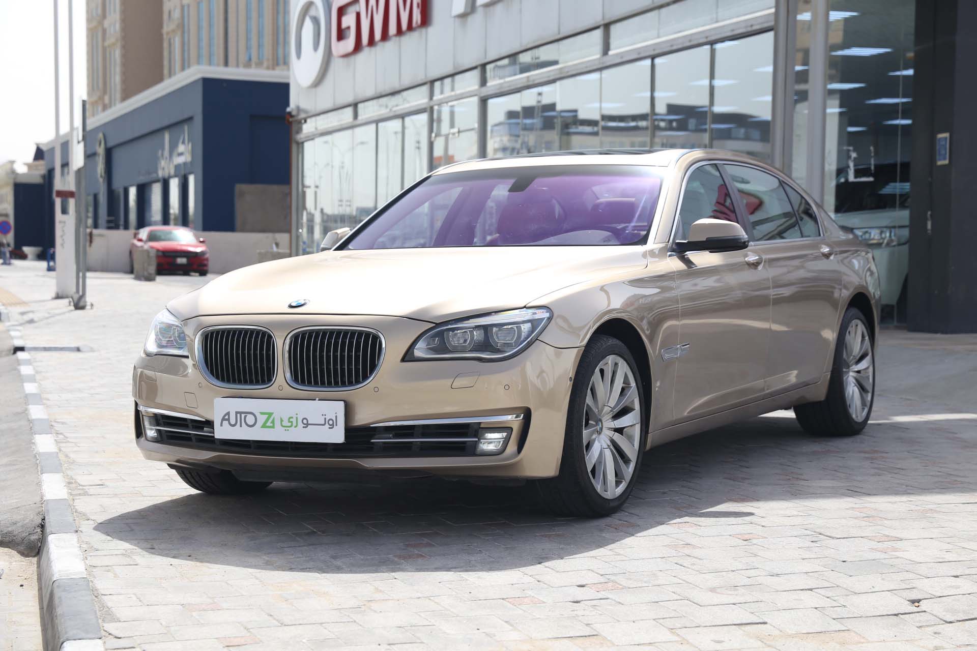 BMW 7-Series 740 Li 2013—Gold—14